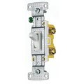 Hubbell Wiring Device-Kellems TradeSelect, Switches and Lighting Controls, Residential Grade, Toggle Switches, Illuminated Single Pole, 15A 120V AC, White RS115ILW